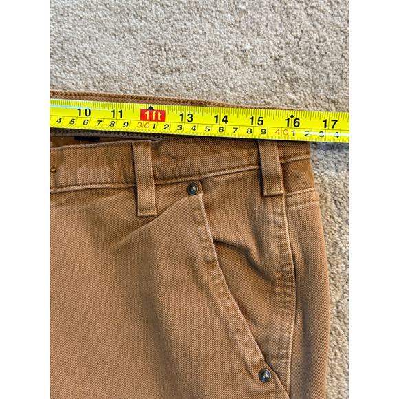 Carhartt Double Knee Pants Mens Size 32x29 Brown Relaxed Fit Rugged Flex - Picture 5 of 6